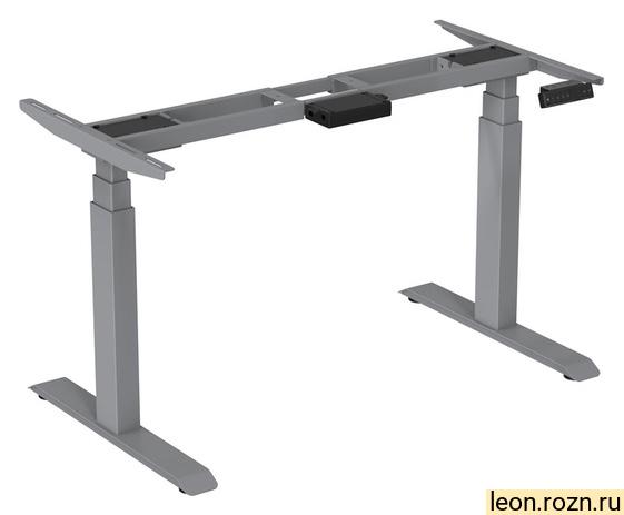TT03.2655.01.002 FUTURO Каркас стола с электрорегулировкой высоты (625mm-1275mm) прямоугольные ножки металл серый