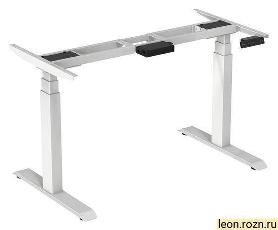 TT03.2655.01.003 FUTURO Каркас стола с электрорегулировкой высоты (625mm-1275mm) прямоугольные ножки металл белый